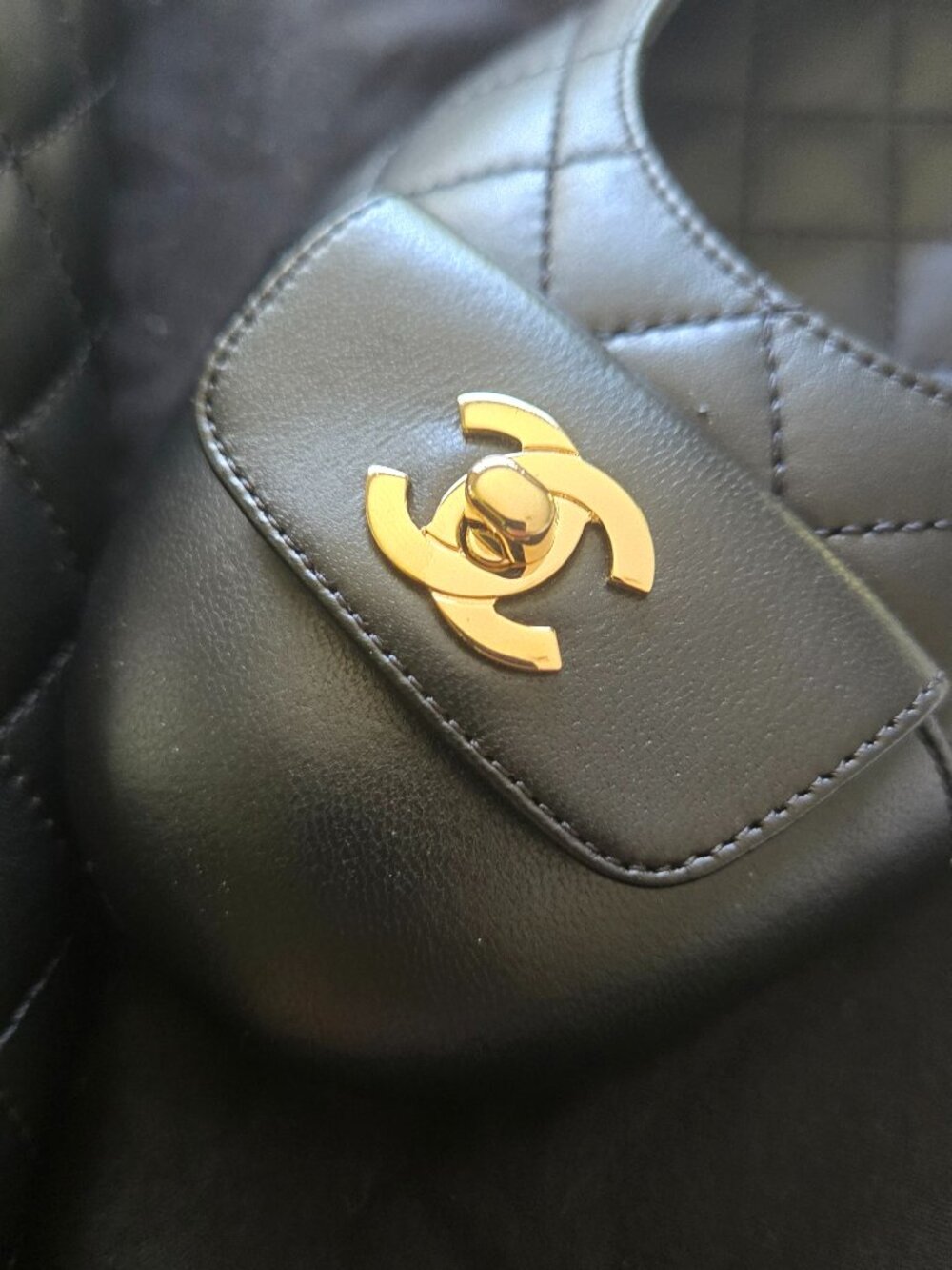 CHANEL Lambskin Loafers Size 9 - Picture 2 of 6